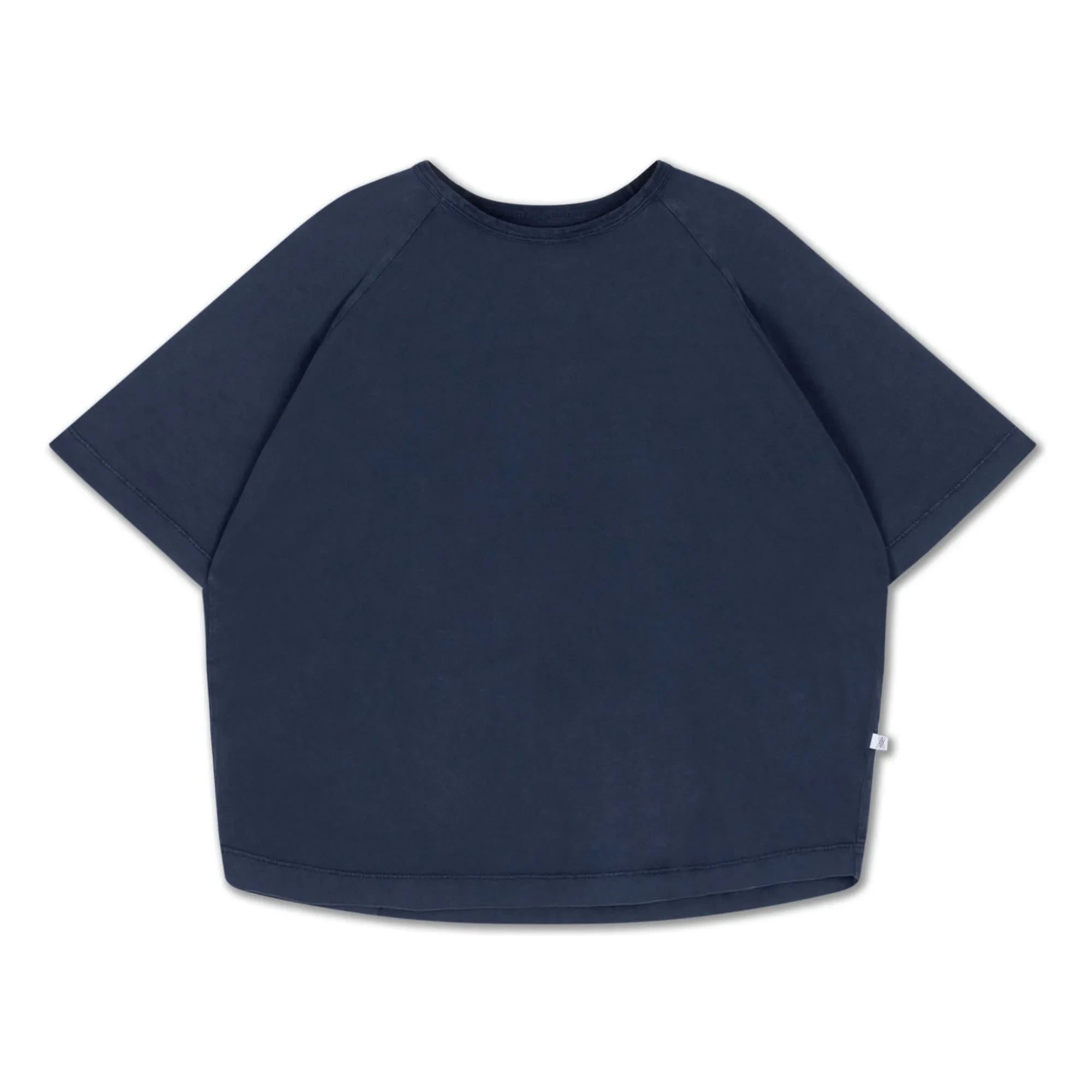 Repose AMS – Raglan T-Shirt aus Bio-Baumwolle | Nachtblau