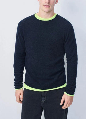 American Vintage - Ducksbay Wolle und Kaschmir Pullover | Dunkelblau