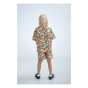 Repose AMS - Feuri Shorts mit elastischem Bund Bio-Baumwolle | Blassgelb