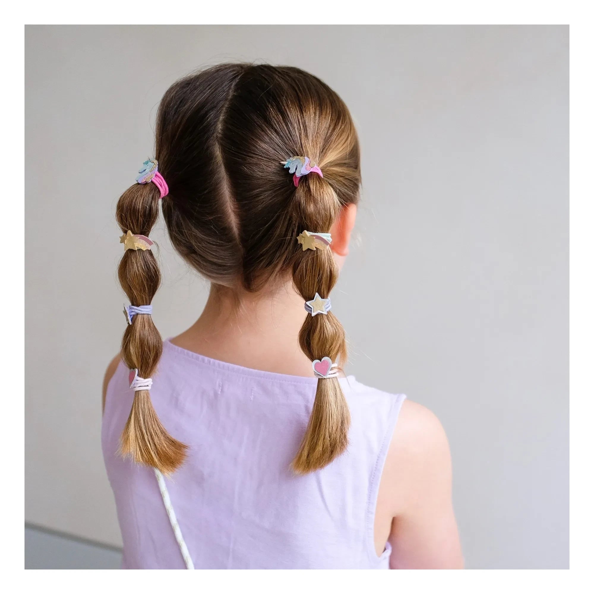 Mimi & Lula – Einhorn-Haarspangen-Set, 8 Stück | Rosa