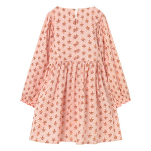 Cozmo - Alba Fleurie Bio-Baumwollkleid | Puderrosa