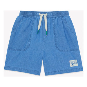Bonton – Shorts aus Chambray Neapel | Denimblau