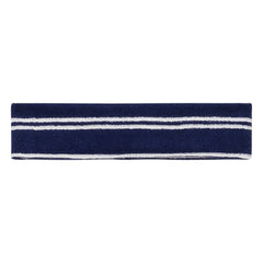 We Are Kids - Bjorn Gestreiftes Stirnband aus Bio-Baumwoll-Frottee | Marineblau