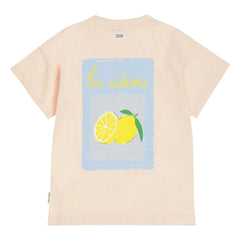 Tumble N'Dry - Oversize T-Shirt Lemons Bio-Baumwolle | Pfirsich