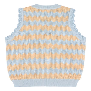 Morley - Xelmo Wave Häkeltop | Hellblau