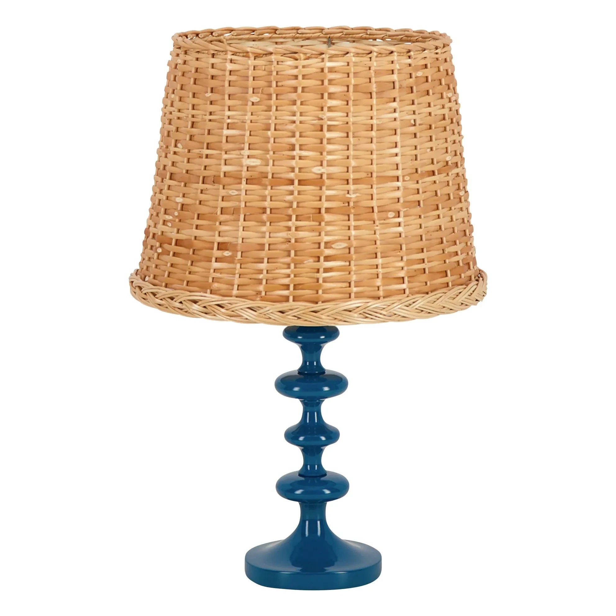 House of Capricorn - Freixo Holz-Lampenfuß | Blau