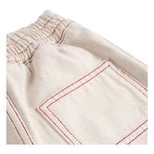Bobo Choses - Organische Baumwoll-Twill-Panelhose | Weiß