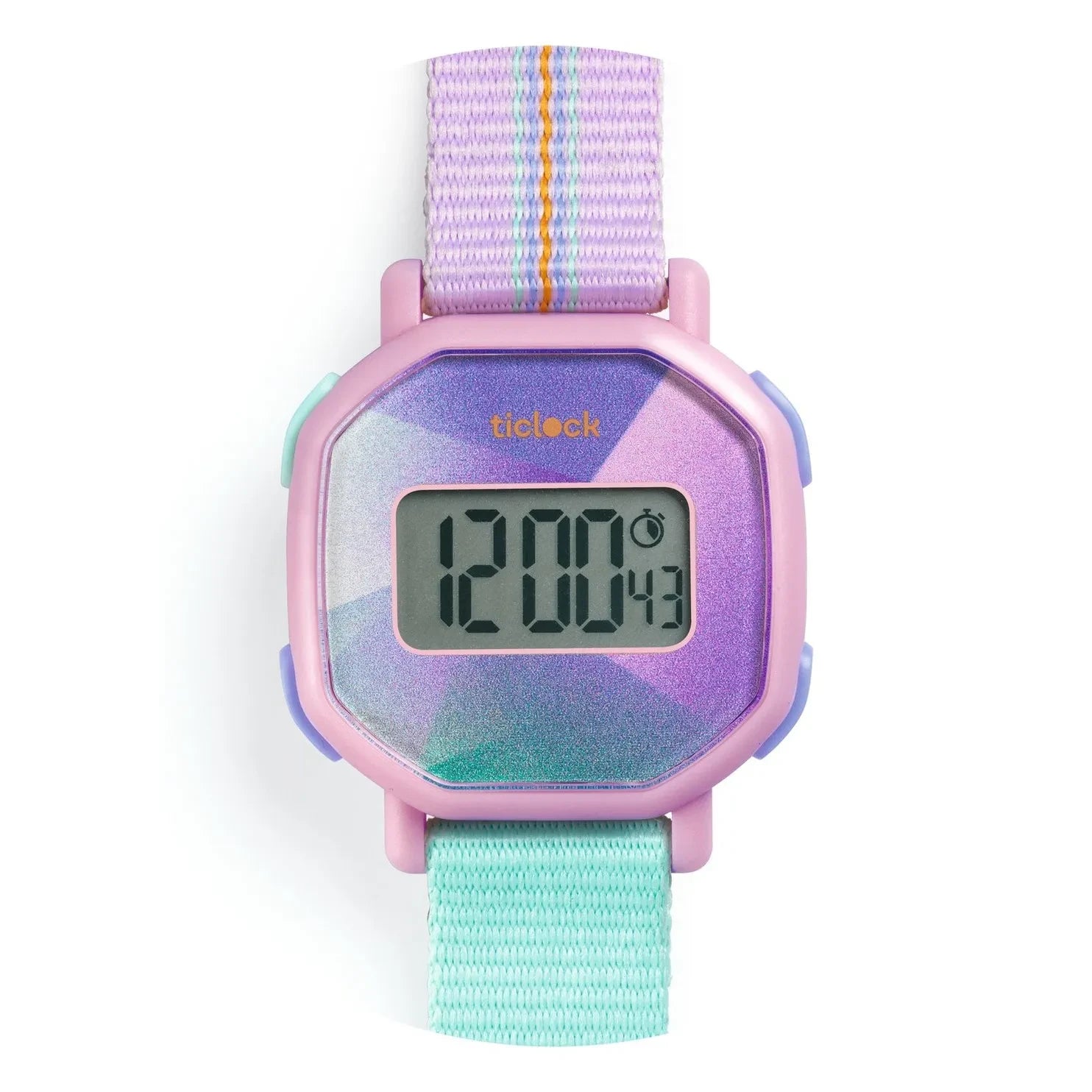 Djeco - TICLOCK - Lila Prisma Digitaluhr