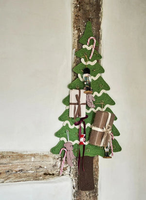 Bloomingville - Douglas Baumwoll-Adventskalender | Grün