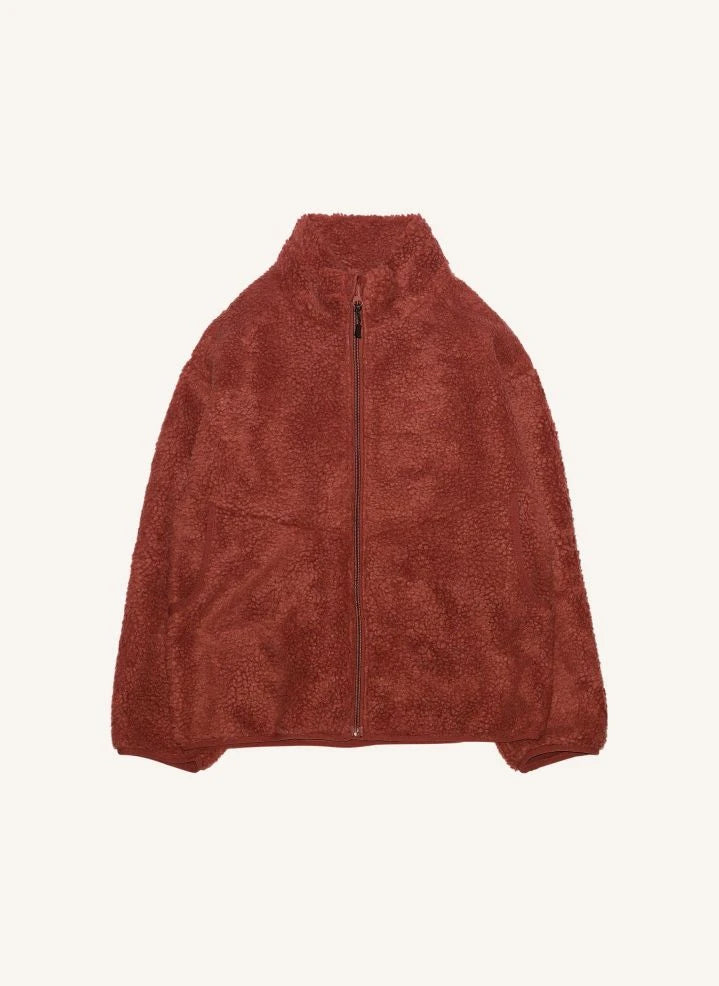 Smallable Kid - Sherpa Smooth Jacke | Ziegelrot