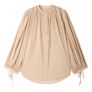 Sessùn - Dali Gestreifte Bluse | Sand