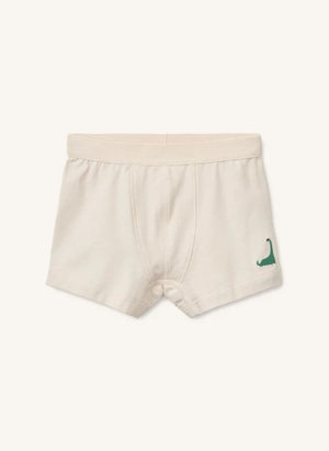 Liewood - 3er Set Marvin Dinosaurier Organische Baumwolle Boxer Slips | Beige