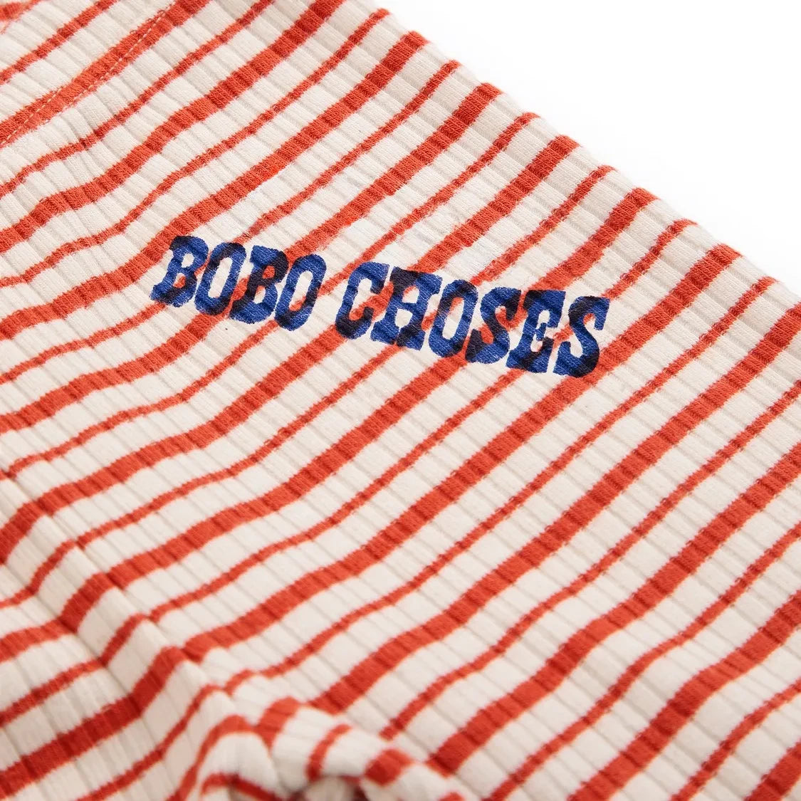 Bobo Choses – Gestreifte Rippleggings aus Bio-Baumwolle für Babys | Rot