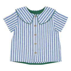 Loir - Lorette Gestreiftes Hemd | Blau