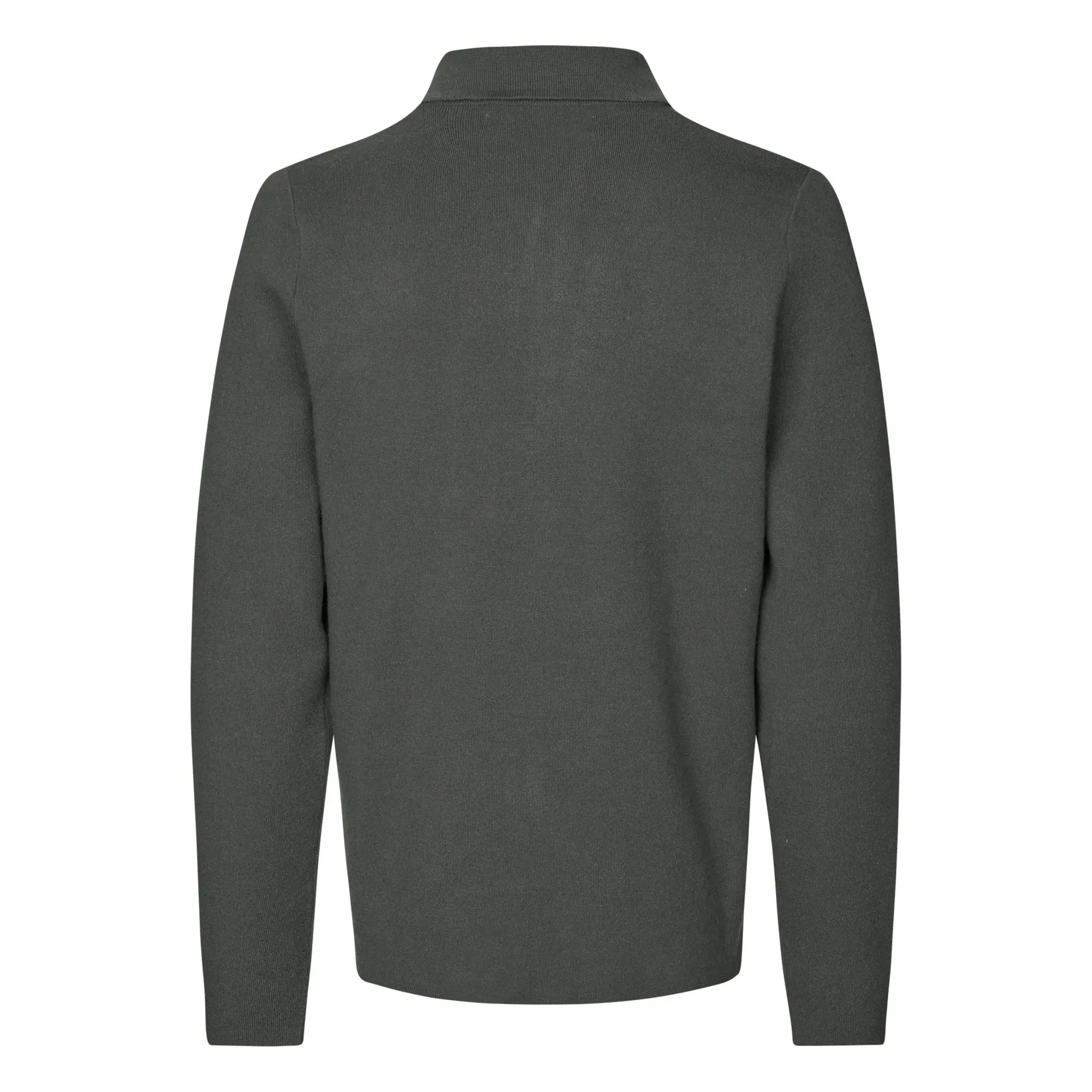 Samsoe Samsoe – Guna X Strickjacke mit Reißverschluss | Glänzendes Schwarz