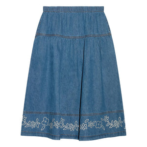 Hundred Pieces - Cally Bestickter Rock | Jeansblau
