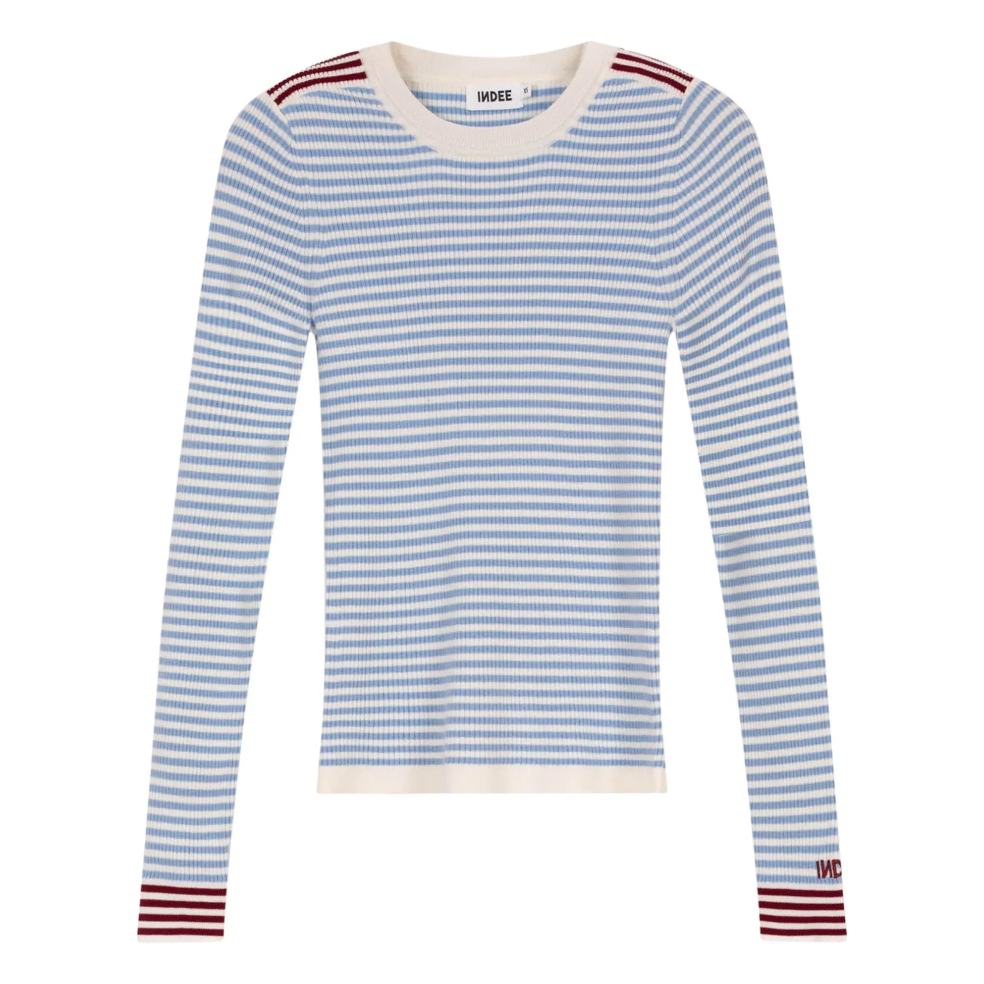 Indee - Vesuvio Gestreifter Pullover | Blau