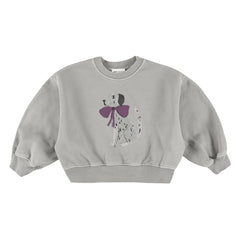 Morley - Zyco Köpek Fiyonk Sweatshirt | Gri mavi