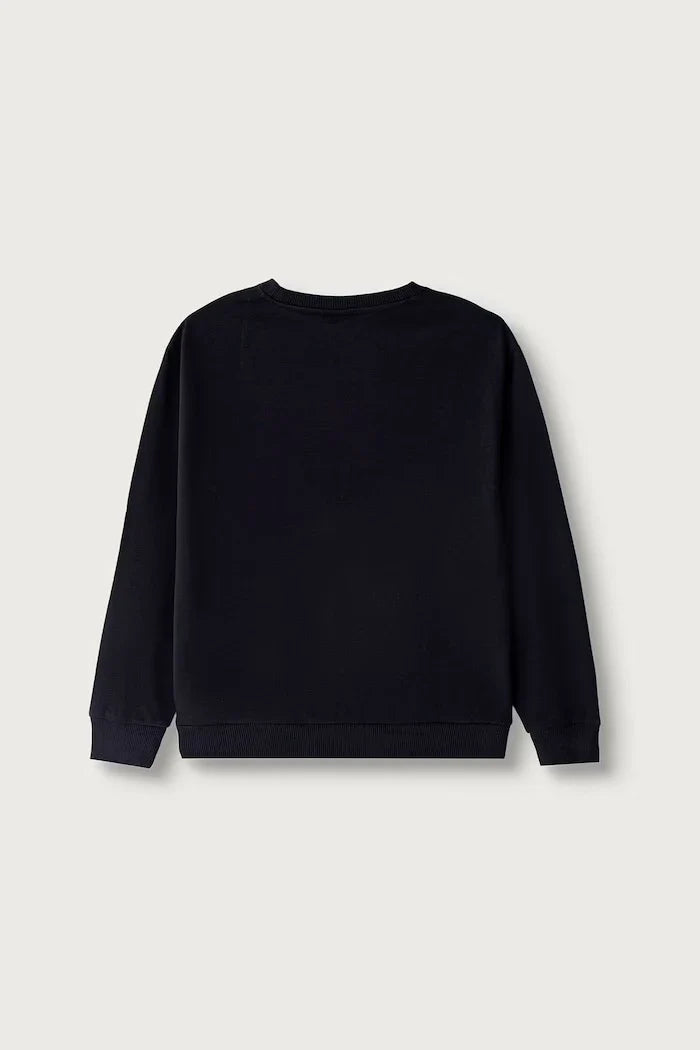 Çocuk pamuklu sweatshirt B-NEW BOX LOGO C W