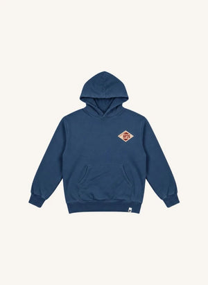 Hundred Pieces - Pat Freedom Organischer Baumwoll-Sweatshirt | Grau Blau