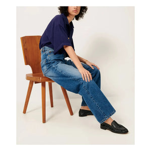 Sessùn - Ayano Leder-Loafer | Schwarz