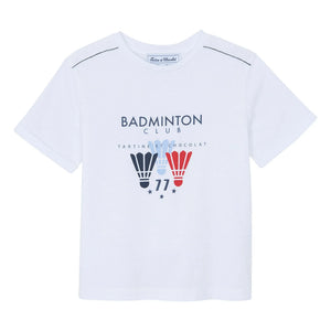 Tartine et Chocolat - Badminton Club T-Shirt | Weiß