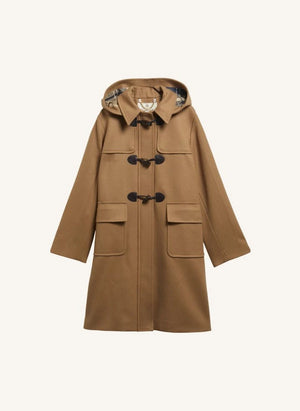 Barbour - Melody Woll-Duffle-Jacke | Beige