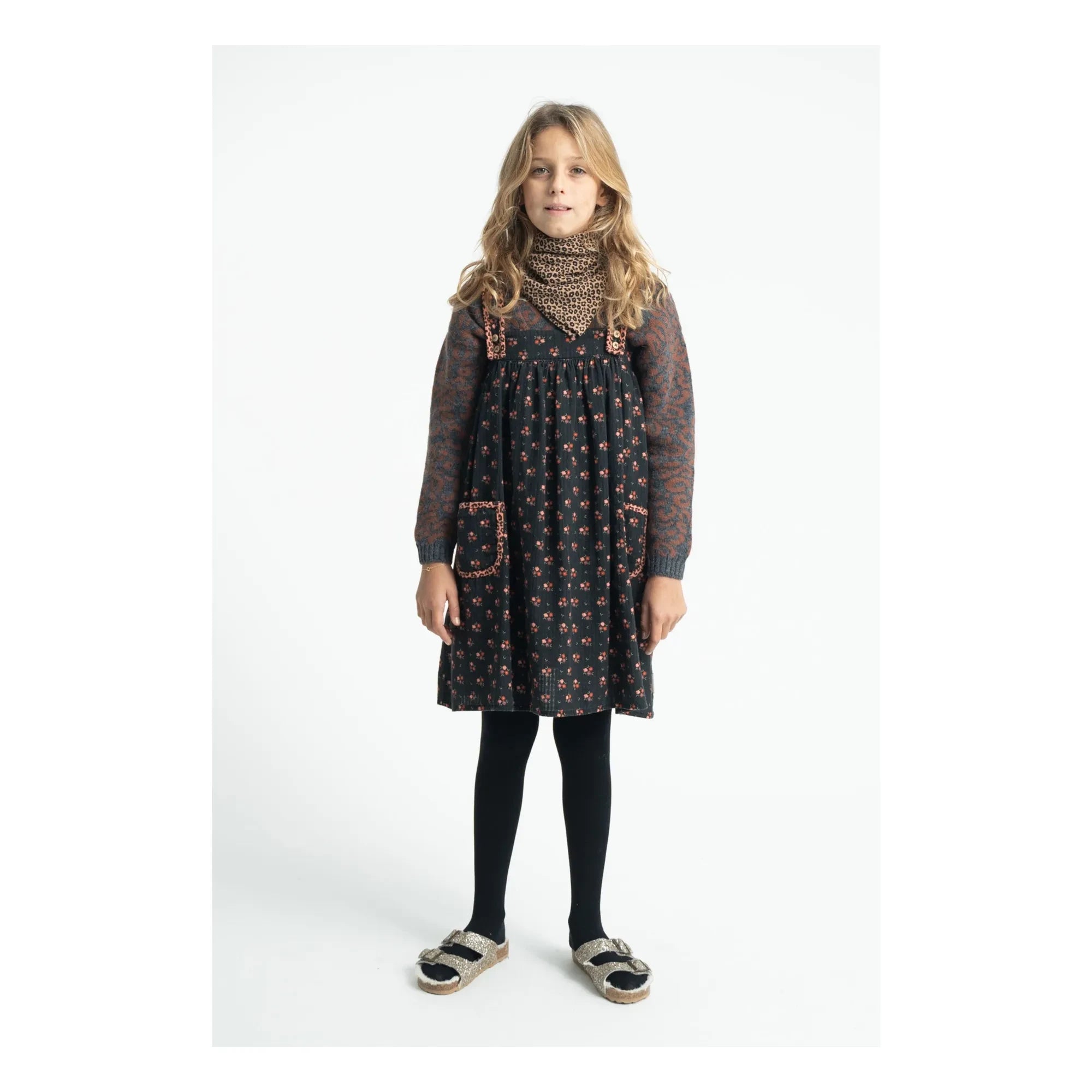Piupiuchick - Leoparden-Pullover | Anthrazitgrau