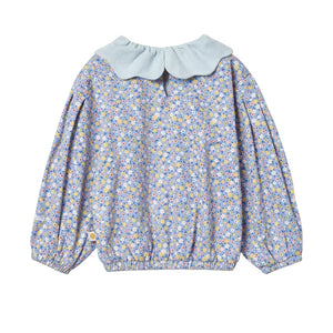 Goldie + Ace - Blaue Blumenbluse