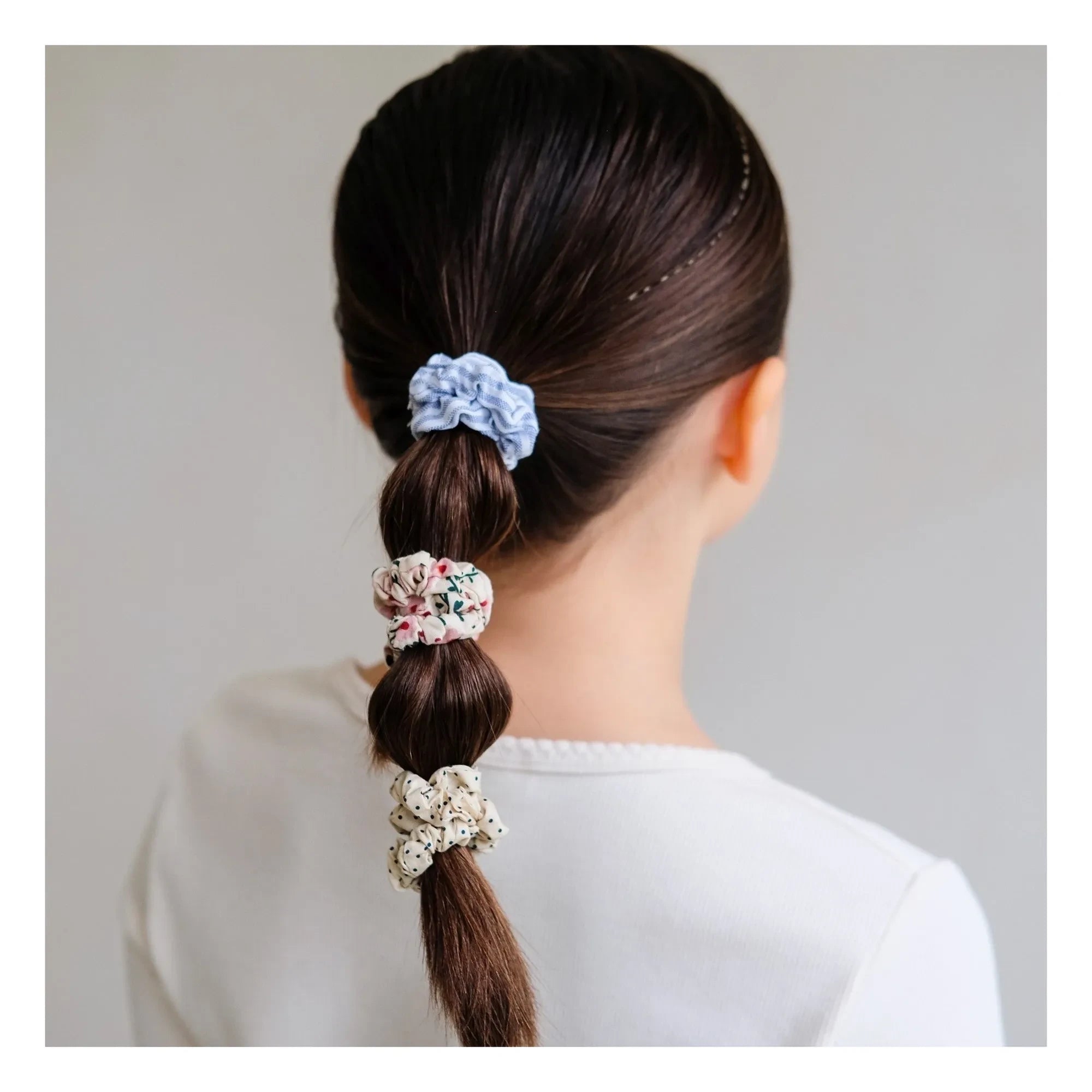 Mimi & Lula - Haargummi-Set aus 6 Stück | Creme