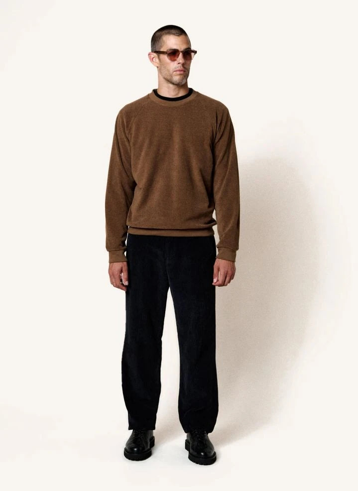 Homecore - Aquae Baumwoll-Sweatshirt | Braun