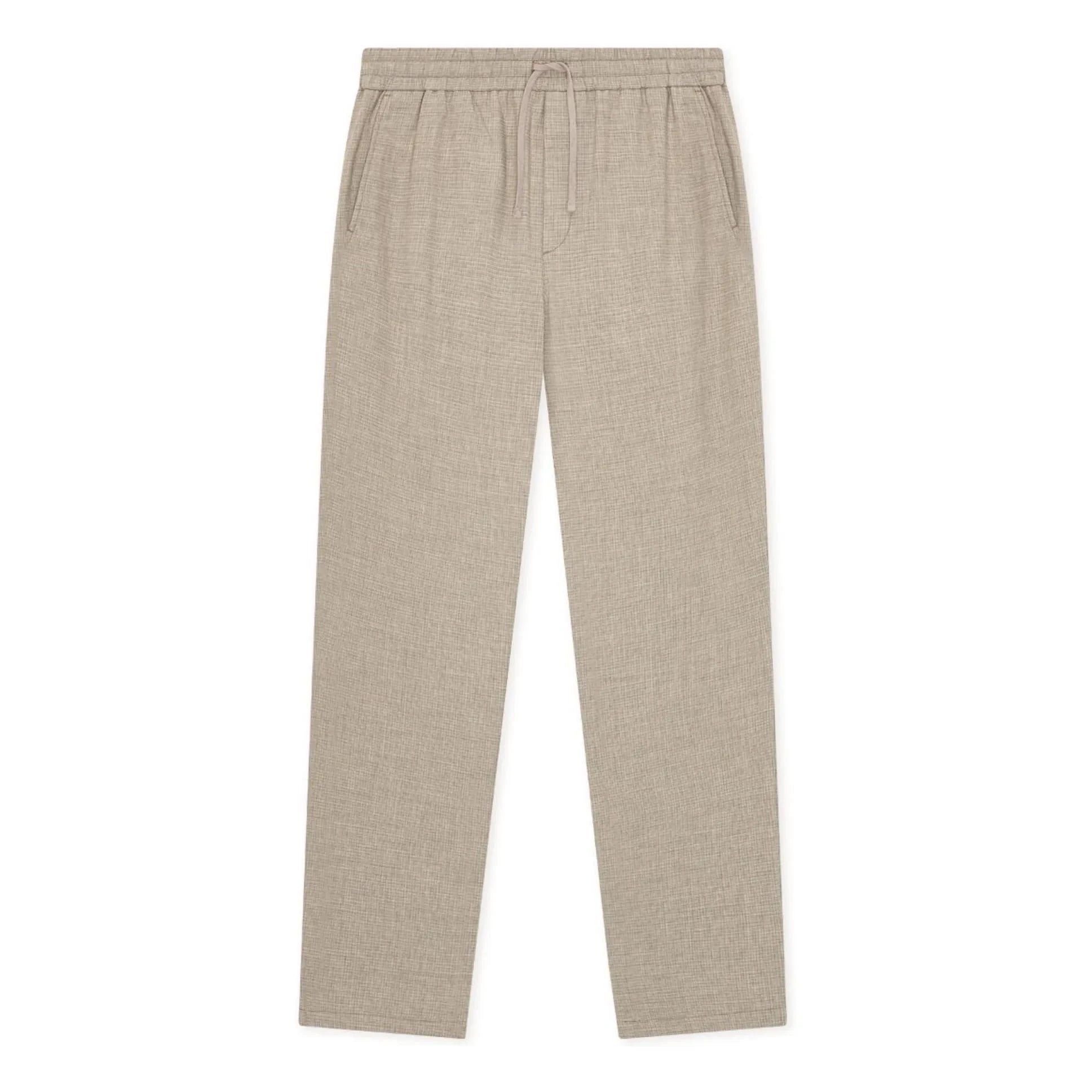 Les Deux - Mini Karohose | Dunkelbeige