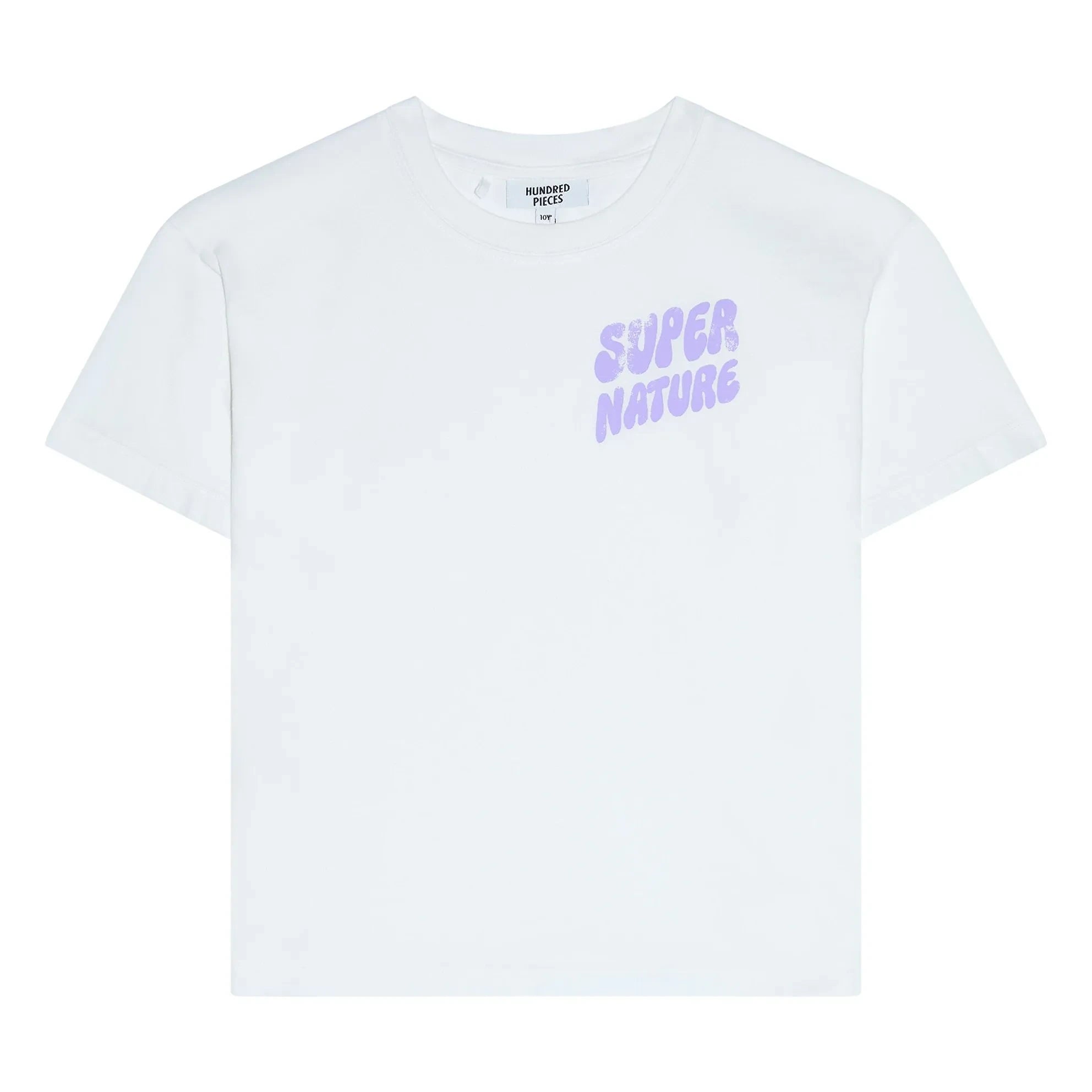 Hundred Pieces - Luna Bio-Baumwoll-T-Shirt | Gebrochenes Weiß