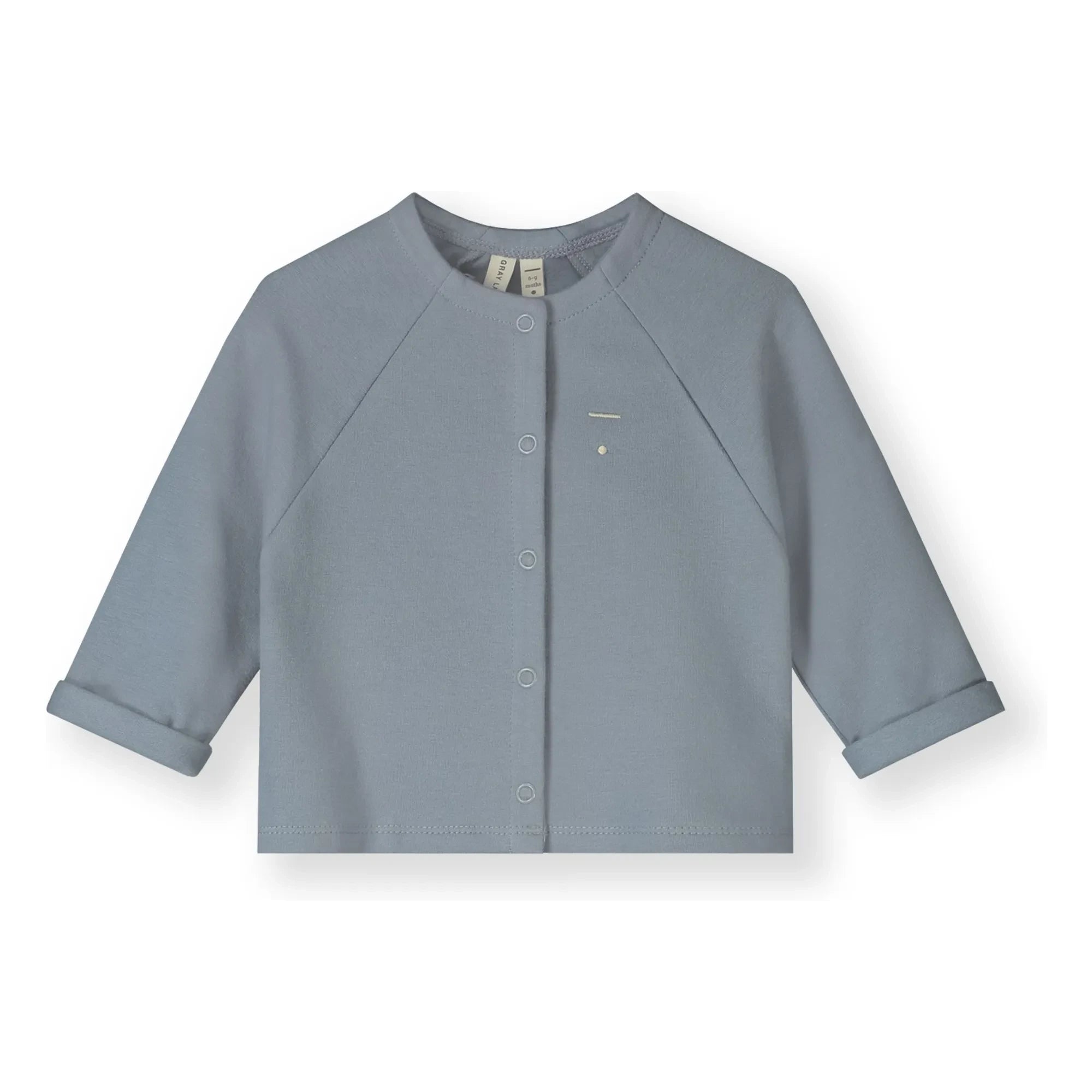 Gray Label - Bio-Baumwolle Mini-Cardigan | Eisblau