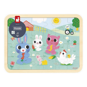 Janod - Bauernhof Puzzle - 24 Teile