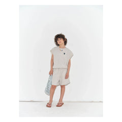 Main Story – Locker geschnittene Jogger-Shorts aus Bio-Baumwolle | Grau