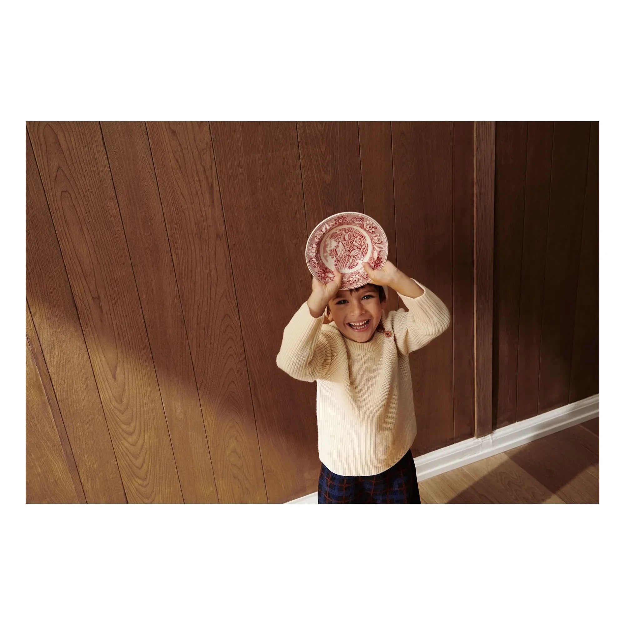FUB - Merinowolle Ripp-Pullover | Ecru