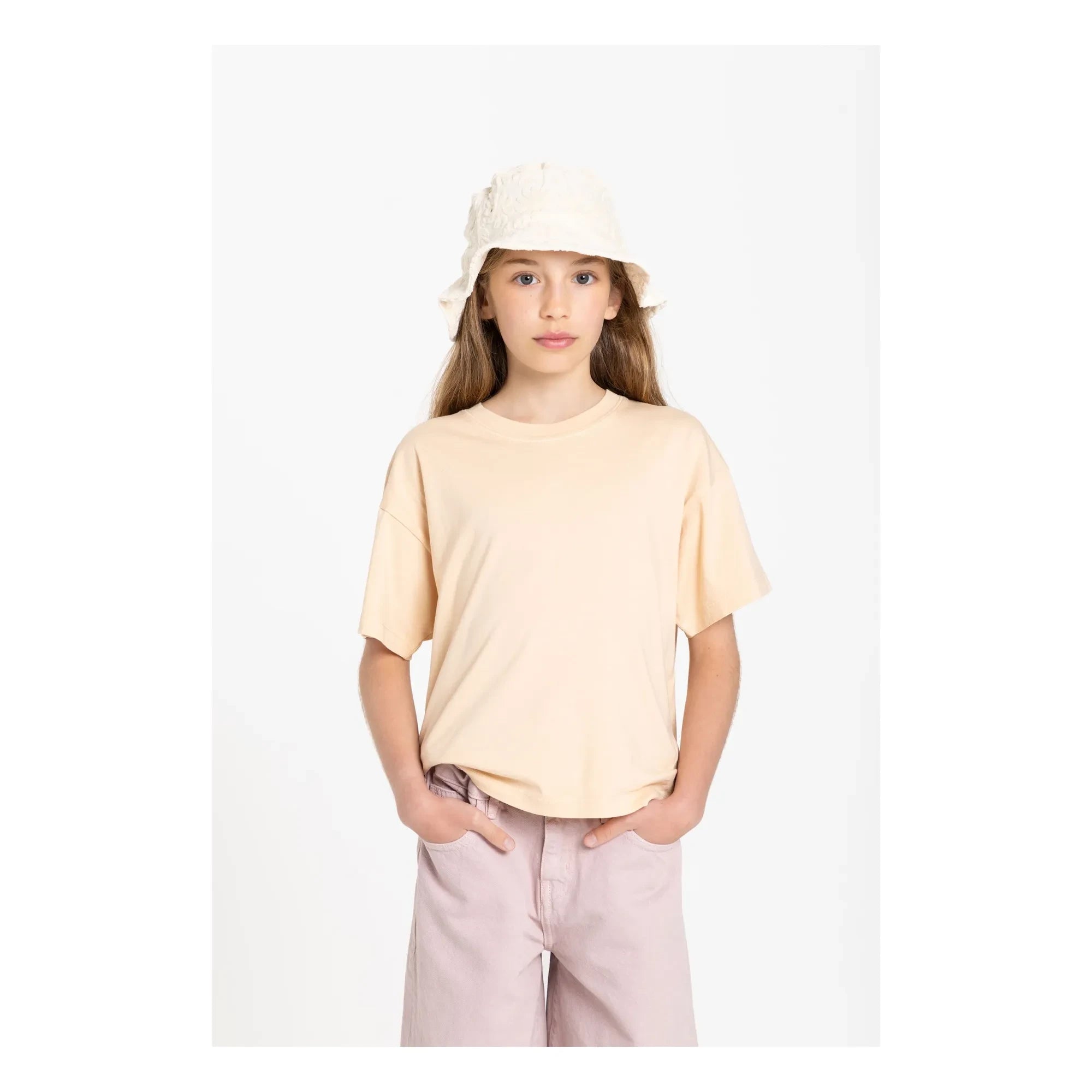 Smallable Kid - Liv T-Shirt aus Bio-Baumwolle | Blassgelb