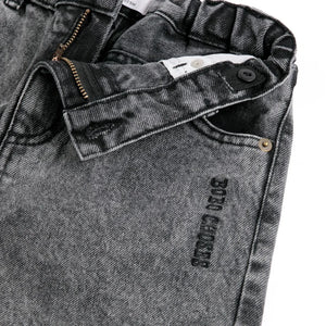 Bobo Choses - Gewaschene Jeans aus Bio-Baumwolle | Schwarz