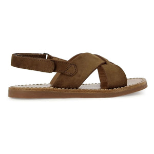 Pom d'Api - Beach-Stitch Kreuz-Sandalen | Braun