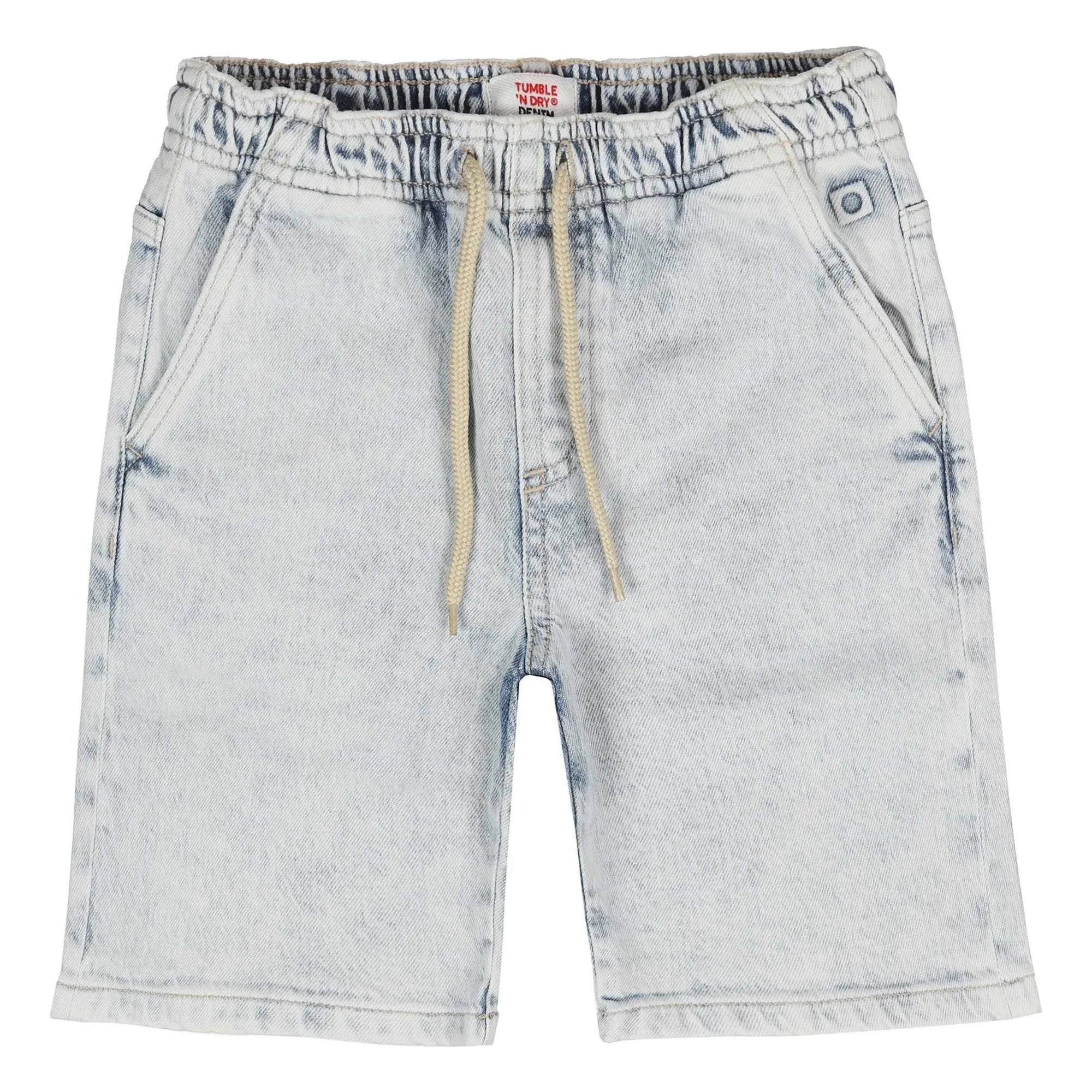 Tumble N'Dry - Juan Jeans-Shorts mit Kordelzug | Gewaschenes Blau