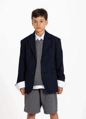 Smallable Kid - Oxford Jacket | Blau