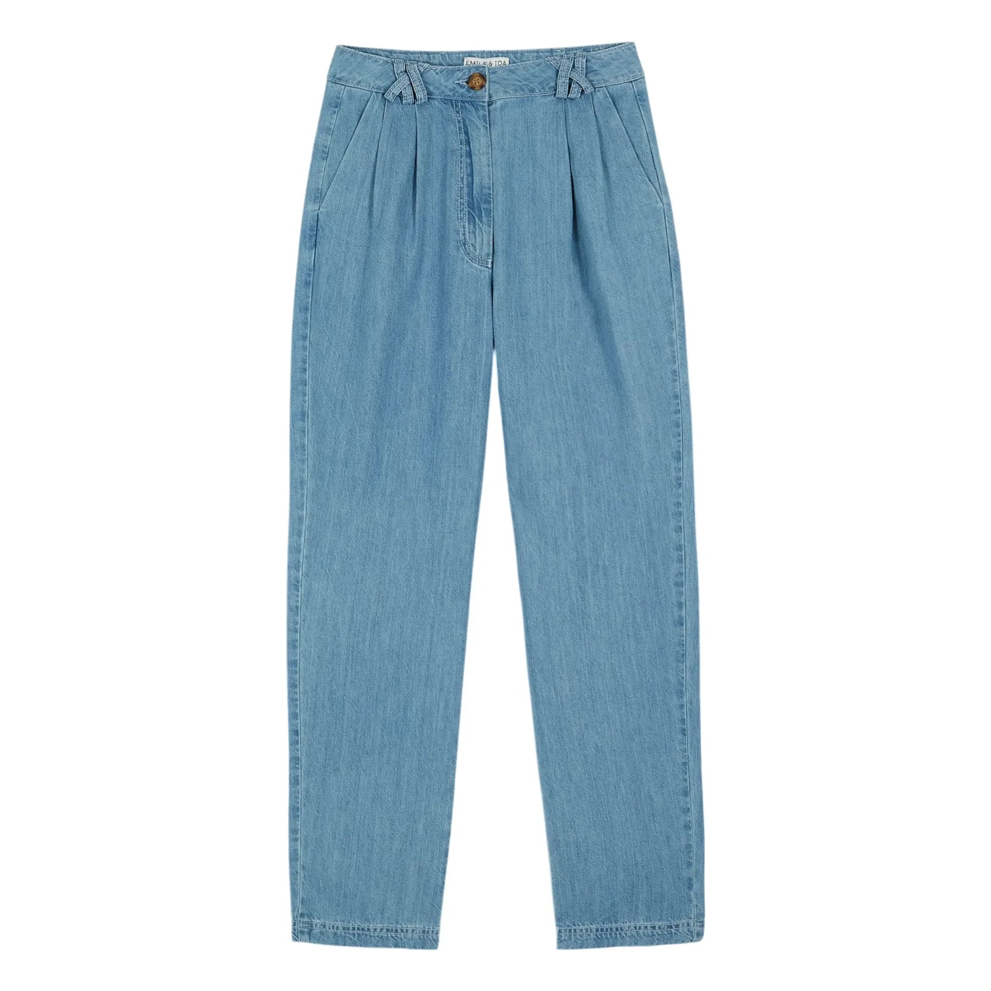 Emile et Ida - Karottenhose aus Jeans | Blau