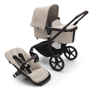Bugaboo - Bugaboo Fox 5 Geländetauglicher Kinderwagen - Schwarzer Rahmen | Taupe Braun