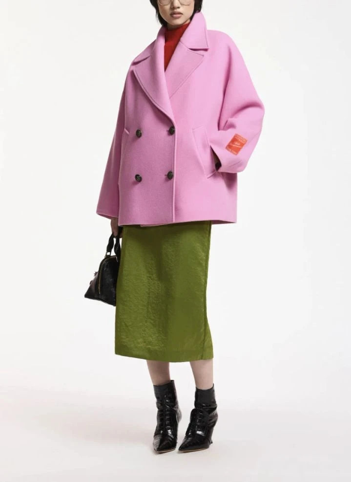 Essentiel Antwerp - Oversized Nierenmantel | Rosa