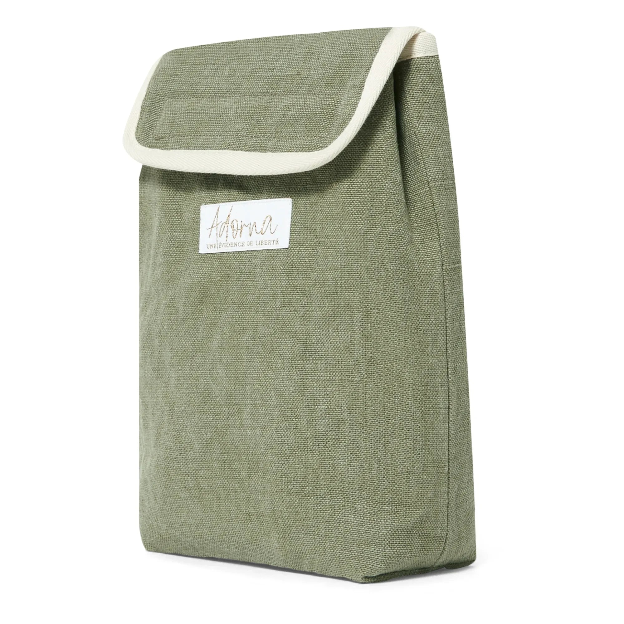 Adorna - Leinen-isolierte Lunchtasche | Khaki