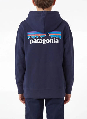 Patagonia - Logo Hoodie | Blau