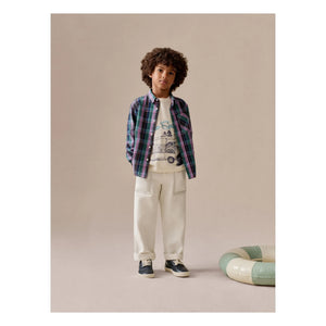 Bonpoint - Eldor Bio-Baumwollhose | Ecru