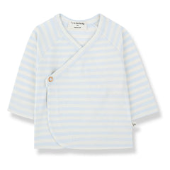 1+ in the family - Idara Gestreiftes T-Shirt | Hellblau
