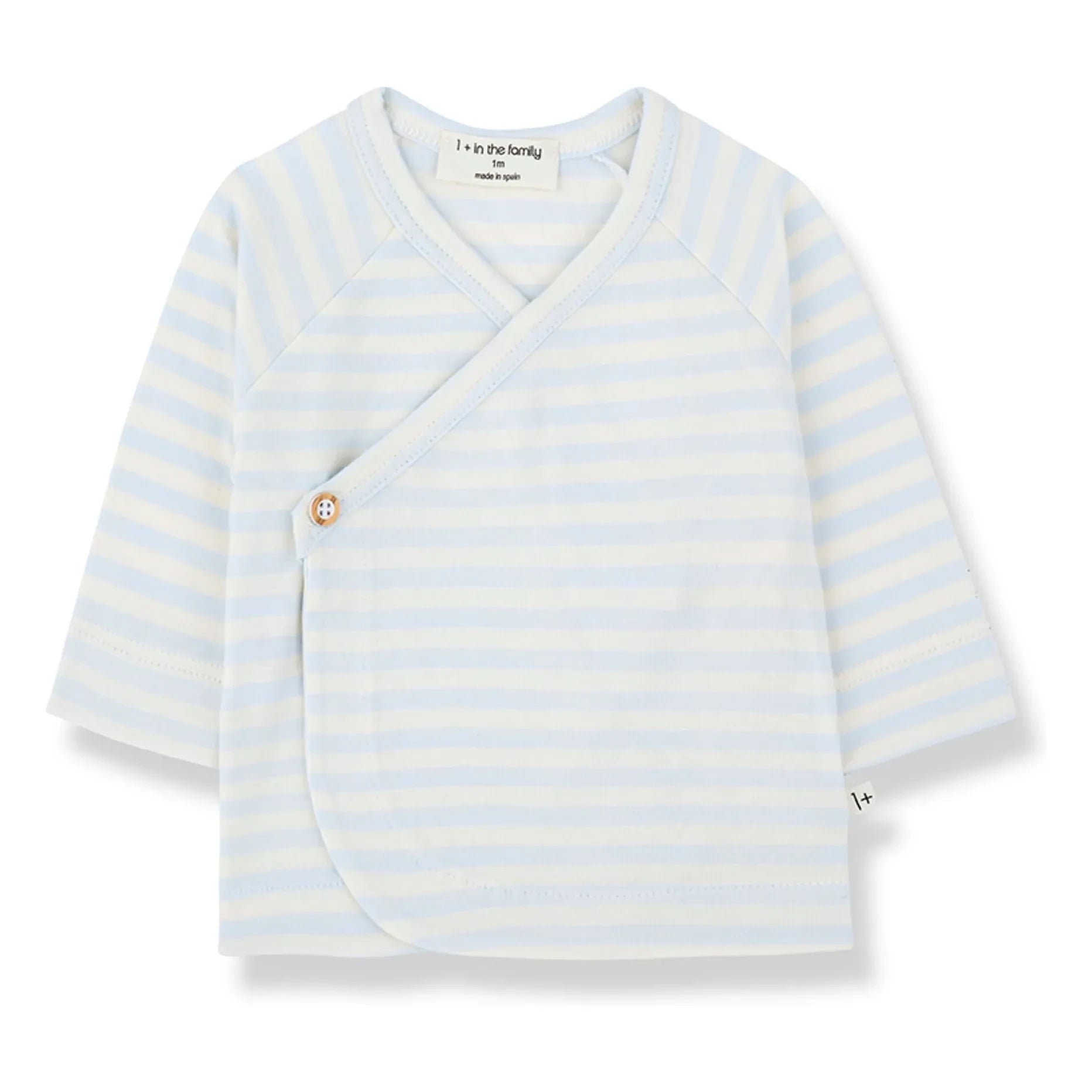 1+ in the family - Idara Gestreiftes T-Shirt | Hellblau